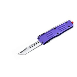 Purple handle silver tanto blade